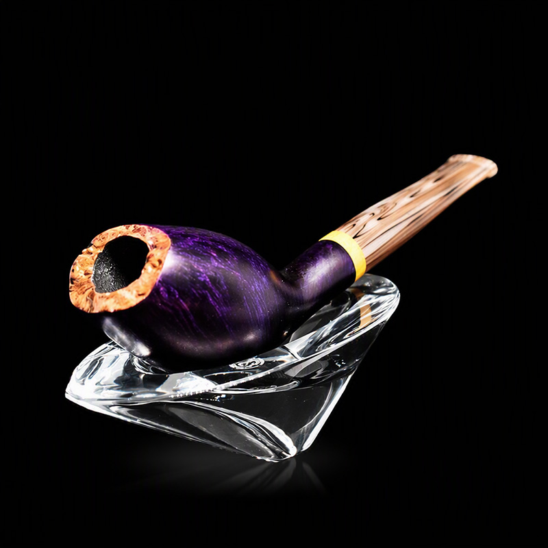 Posa pipa vintage de diseño modernista de la firma Baccarat