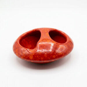 Vintage BAC San Marino Ceramic Pipe Ashtray and Pipe Rest