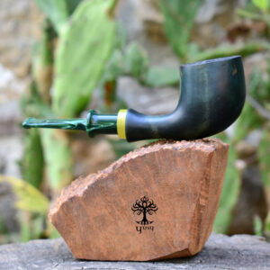 Pipa Artesanal Freehand Green Smoked Silvanus