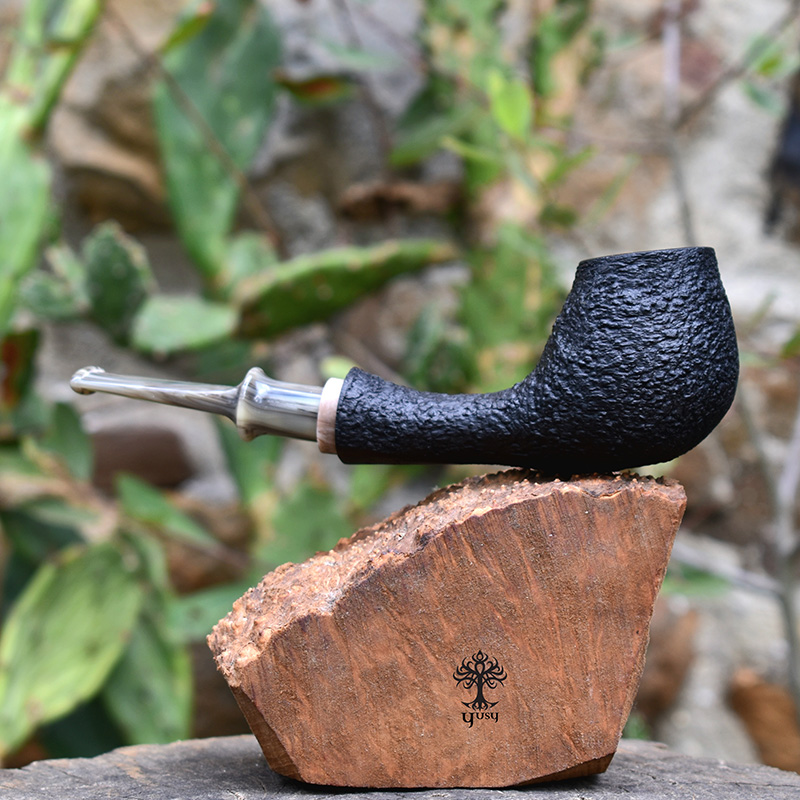 Pipa para tabaco freehand acabado rustico Tenebris