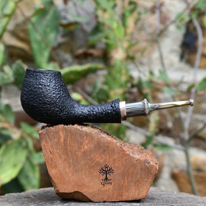 Pipa para tabaco freehand acabado rustico Tenebris