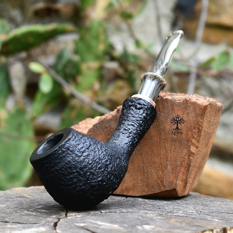 Pipa para tabaco freehand acabado rustico Tenebris