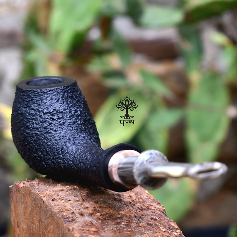 Pipa para tabaco freehand acabado rustico Tenebris