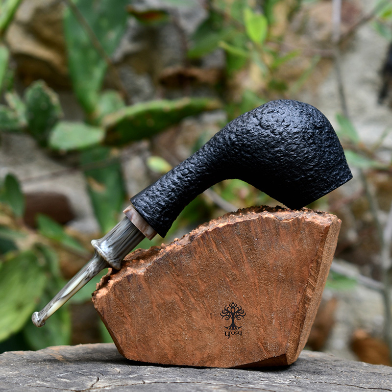 Pipa para tabaco freehand acabado rustico Tenebris