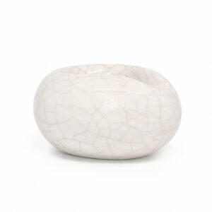 Italian Pipe Stand Savinelli Goccia M1039 White Craquelé