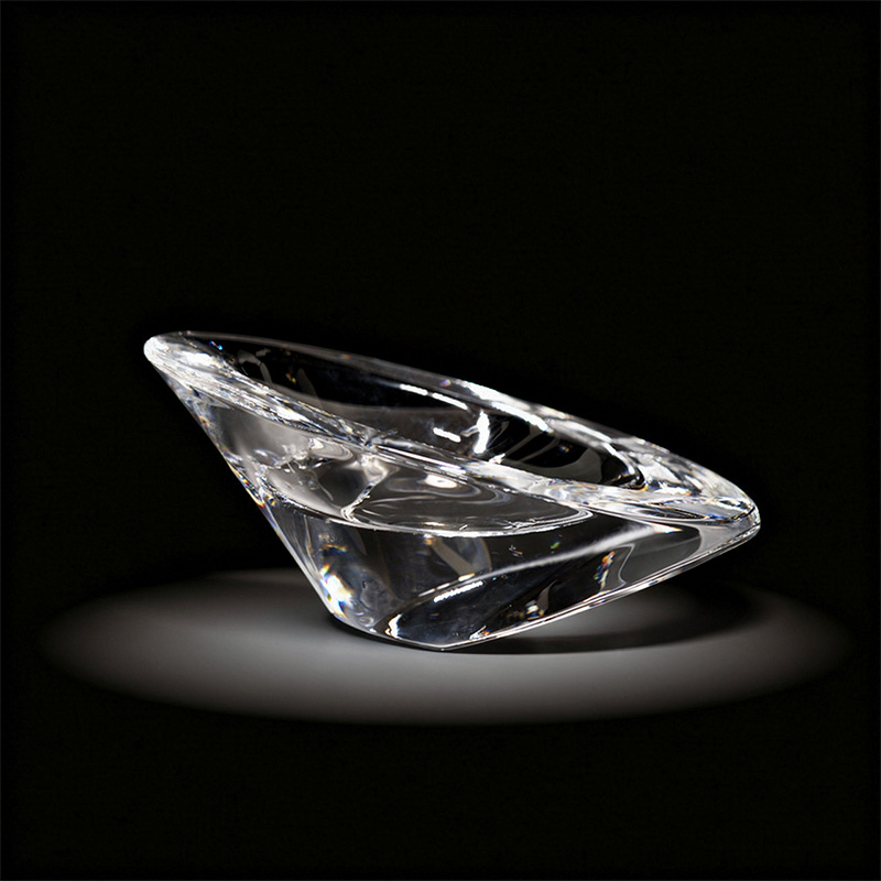 Posa pipa vintage de diseño modernista de la firma Baccarat