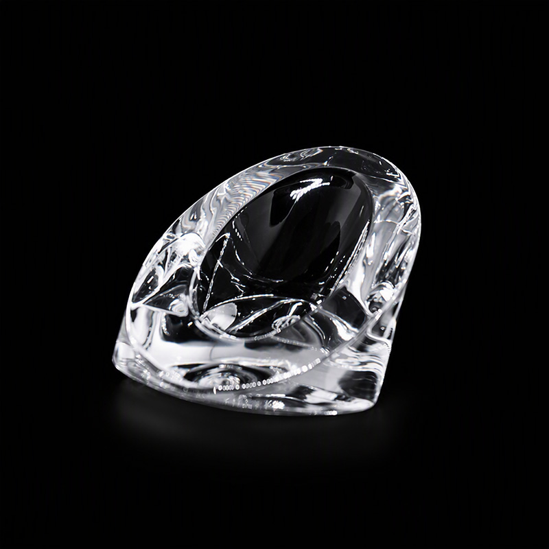 Posa pipa vintage de diseño modernista de la firma Baccarat