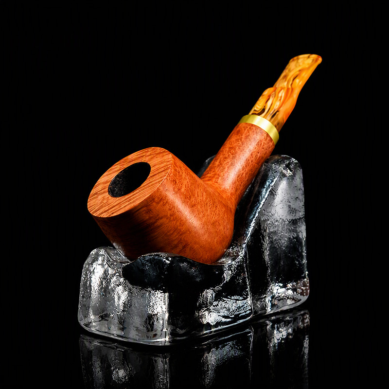 Posa pisa vintage de cristal macizo de estilo Mid-Century Modern