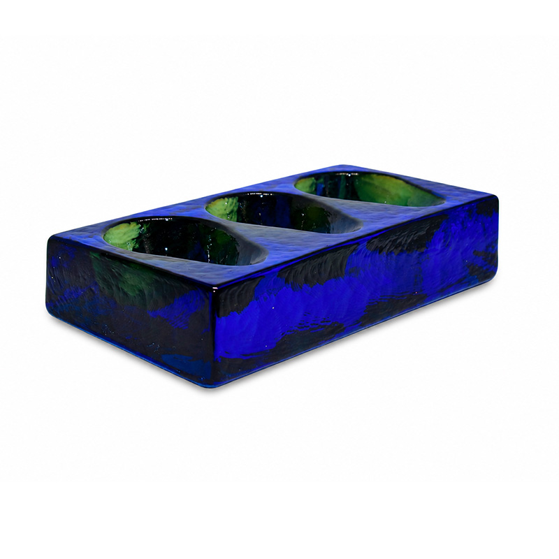 Vintage Tobacco Pipe Stand for Three Pipes Mid-Century Modern Design (c. 1970s)