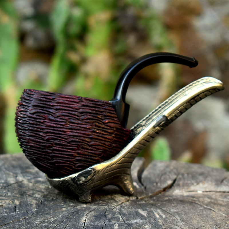 Pipa para tabaco soviética Veresk de raíz de cerezo